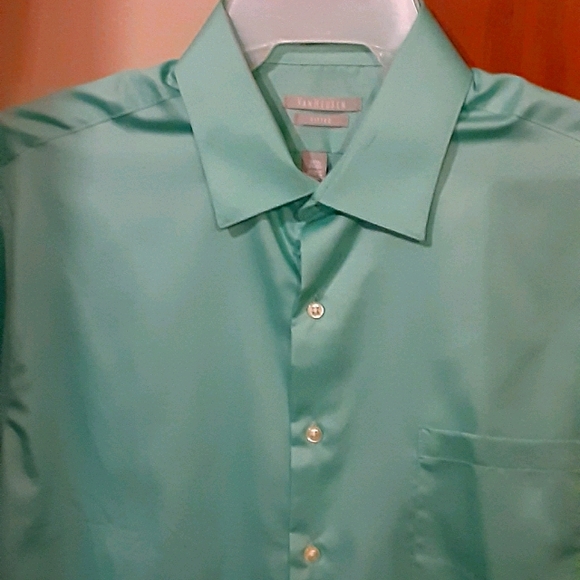 Long sleeve dress shirt lime green - Picture 2 of 5